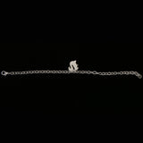 Maxbell Girls Fashion Novelty Bangle Platinum Plated Bracelet 22cm  21.5cm-Squirrel