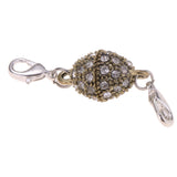 Maxbell 5 Piece Crystal Magnetic Hook Lobster Clasp for DIY Converter Antique bronze