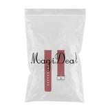 Maxbell Quick Release Silicone Watch Band with Stainless Steel Clasp 22mm Wine Red