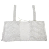 Maxbell Bikini Sexy Crystal Rhinestone Metal Bra Vest Body Chain Club Party Silver