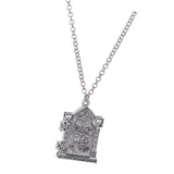 Maxbell Steampunk Gothic Photo Frame Pendant 3D Openable Chain Necklace Jewelry