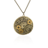 Maxbell Vintage Watch Movements Gear Necklace Pendant Victorian Steampunk Necklace