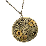 Maxbell Vintage Watch Movements Gear Necklace Pendant Victorian Steampunk Necklace