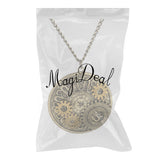 Maxbell Vintage Watch Movements Gear Necklace Pendant Victorian Steampunk Necklace