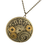 Maxbell Vintage Watch Movements Gear Necklace Pendant Victorian Steampunk Necklace