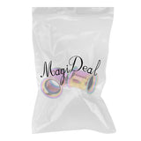 Maxbell Colorful Screw On Stainless Steel Ear Strech Kit Ear Flesh Tunnel Plug 8mm