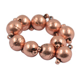 Maxbell 10 Set of 10mm Vintage Copper Two Parts Magnetic Round Clasps DIY Jewelry