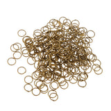 Maxbell 2000pcs Open Jump Rings Split Jewelry Making Findings 6mm Bronze