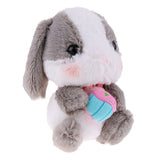 Maxbell Cute Bunny Soft Plush Toy Rabbit Stuffed Animal Baby Kids Gift Grey