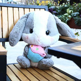 Maxbell Cute Bunny Soft Plush Toy Rabbit Stuffed Animal Baby Kids Gift Grey