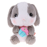 Maxbell Cute Bunny Soft Plush Toy Rabbit Stuffed Animal Baby Kids Gift Grey