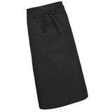 Maxbell Men Women Black Restaurant Chef Half Apron Waist Apron