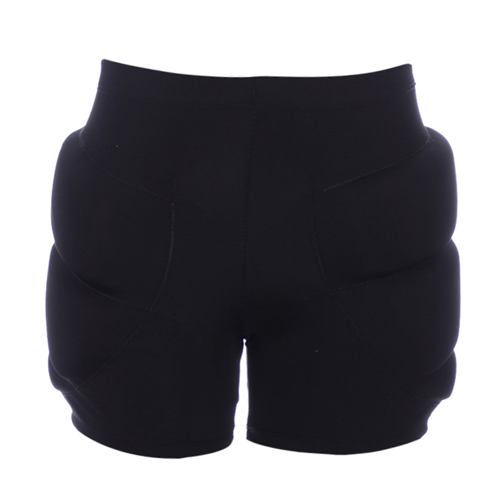 Maxbell Skating Protection Hip EVA Paded Short Pants Protective Gear Guard Black XS