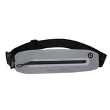 Maxbell Waterproof Waist Bag Running Waist Belt Jogging Hiking Fanny Pack Light Gray