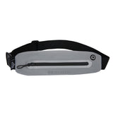 Maxbell Waterproof Waist Bag Running Waist Belt Jogging Hiking Fanny Pack Light Gray