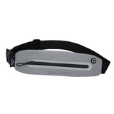 Maxbell Waterproof Waist Bag Running Waist Belt Jogging Hiking Fanny Pack Light Gray