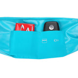 Maxbell Waterproof Waist Bag Running Waist Belt Jogging Hiking Fanny Pack Light Blue