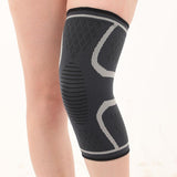 Maxbell Knee Support Compression Bandage Brace Gym Sports Guard Wrap S Gray