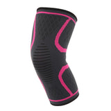 Maxbell Knee Support Compression Bandage Brace Gym Sports Guard Wrap M Rose Red