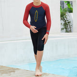 Maxbell Kids Youth Surf Beach Sunsuit Swim Rash Guard Long Sleeve Shirt Tops S
