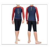 Maxbell Kids Youth Surf Beach Sunsuit Swim Rash Guard Long Sleeve Shirt Tops S