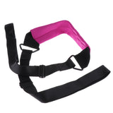 Maxbell Adjustable Resistance Bands Workout Exercise Yoga Fitness Pull Belt Rose Red