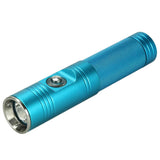 Maxbell Underwater LED Diving Flashlight Torch Lamp Waterproof Light 1200Lumen Blue