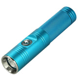 Maxbell Underwater LED Diving Flashlight Torch Lamp Waterproof Light 1200Lumen Blue