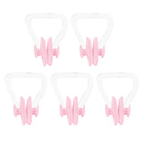 Maxbell Non-slip Soft Silicone Nose Clip Plug Nose Protector for Swimming   Pink