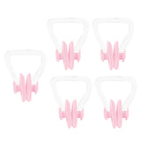 Maxbell Non-slip Soft Silicone Nose Clip Plug Nose Protector for Swimming   Pink