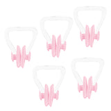 Maxbell Non-slip Soft Silicone Nose Clip Plug Nose Protector for Swimming   Pink