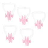 Maxbell Non-slip Soft Silicone Nose Clip Plug Nose Protector for Swimming   Pink