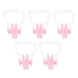 Maxbell Non-slip Soft Silicone Nose Clip Plug Nose Protector for Swimming   Pink