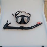 Maxbell Diving Gear Dive Mask Dry Snorkel Set Scuba Snorkeling Breathing Tube Black