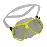 Maxbell Adult Snorkeling Diving Large Frame Goggles Mask & Snorkel Dive Gear Yellow