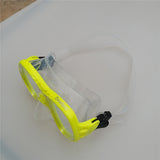 Maxbell Adult Snorkeling Diving Large Frame Goggles Mask & Snorkel Dive Gear Yellow