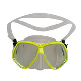 Maxbell Adult Snorkeling Diving Large Frame Goggles Mask & Snorkel Dive Gear Yellow