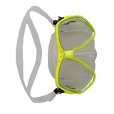 Maxbell Adult Snorkeling Diving Large Frame Goggles Mask & Snorkel Dive Gear Yellow