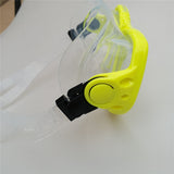 Maxbell Adult Snorkeling Diving Large Frame Goggles Mask & Snorkel Dive Gear Yellow