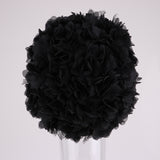 Maxbell Retro Style Flower Bathing Cap Stylish Swimming Hat Women Black