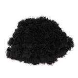 Maxbell Retro Style Flower Bathing Cap Stylish Swimming Hat Women Black