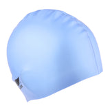 Maxbell Long Hair Short Hair Swimming Hats Universal Swimming Head Wear Light Blue