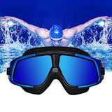 Maxbell Mens Womens Swimming Goggles Anti Fog Shatterproof UV Protection Blue