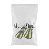 Maxbell Adjustable Snorkeling Diving Fins Open Heel Swimming Flippers Yellow