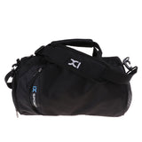 Maxbell Waterproof Sports Gym Travel Duffel Bag with Shoe Compartment Black