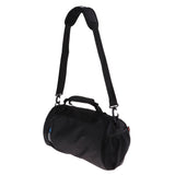 Maxbell Waterproof Sports Gym Travel Duffel Bag with Shoe Compartment Black