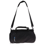 Maxbell Waterproof Sports Gym Travel Duffel Bag with Shoe Compartment Black