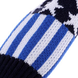 Maxbell Golf Drivers Headcover Club Sock Golf Head Cover Pom Pom blue stars