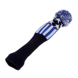 Maxbell Golf Drivers Headcover Club Sock Golf Head Cover Pom Pom blue stars