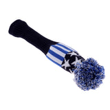 Maxbell Golf Drivers Headcover Club Sock Golf Head Cover Pom Pom blue stars